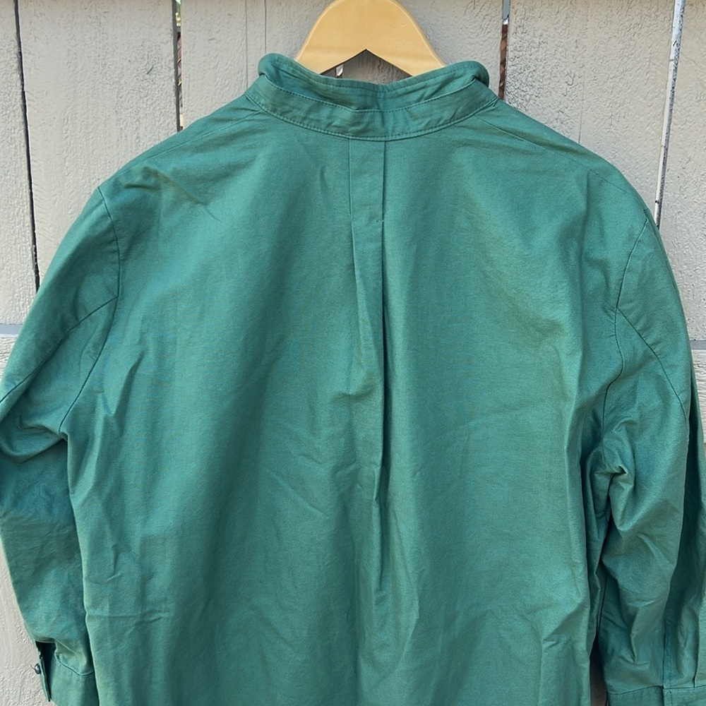 Tuckernuck Pomander Place Polly Shirt Dress Green Mini Length Resortwear Spring - Picture 10 of 11